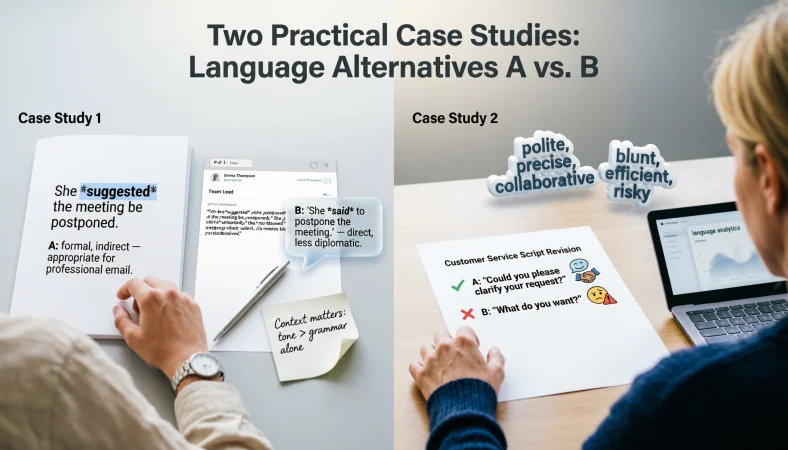Two Practical Case Studies