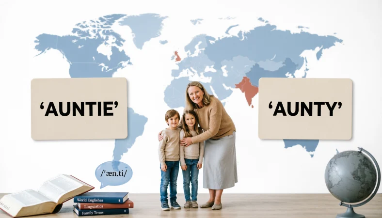 Regional Differences in Auntie and Aunty