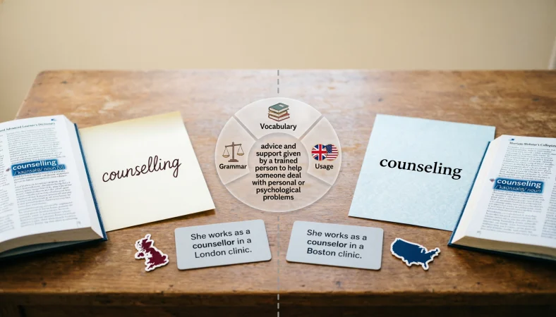 Is Counselling or Counseling a Grammar, Vocabulary, or Usage Issue?