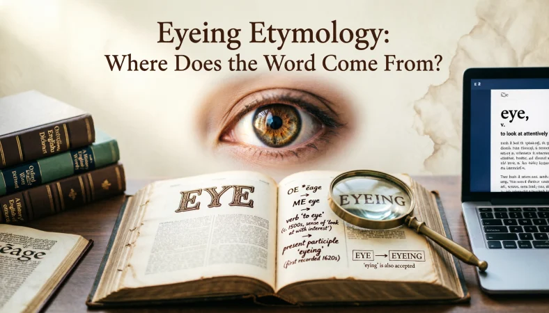 Eyeing Etymology: Where Does the Word Come From?