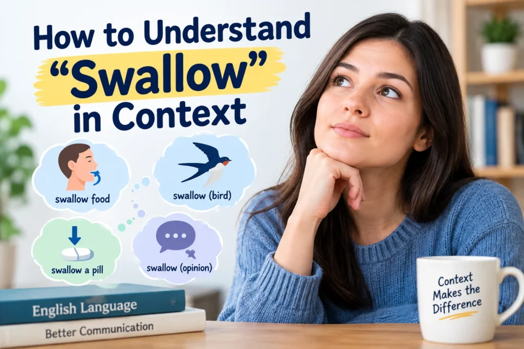 How to Understand “Swallow” in Context