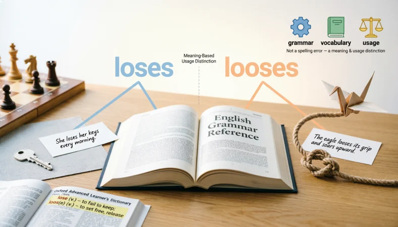 Is Loses or Looses a Grammar, Vocabulary, or Usage Issue?