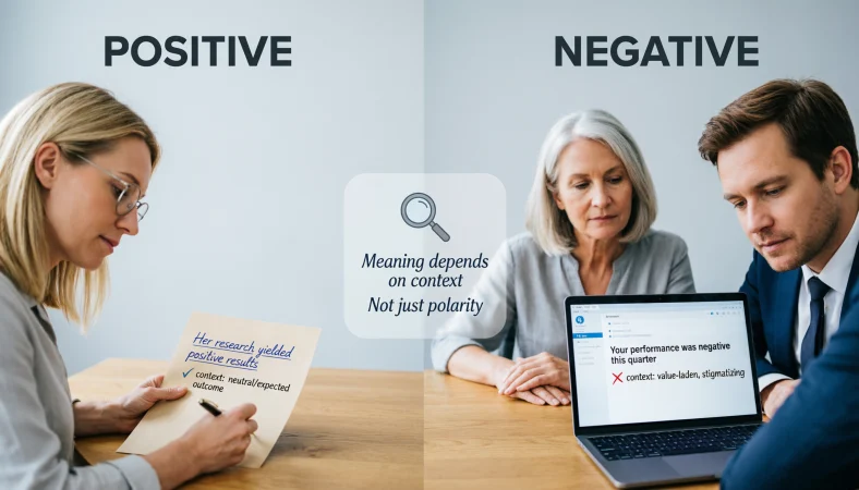 When You Should NOT Use Positive or Negative