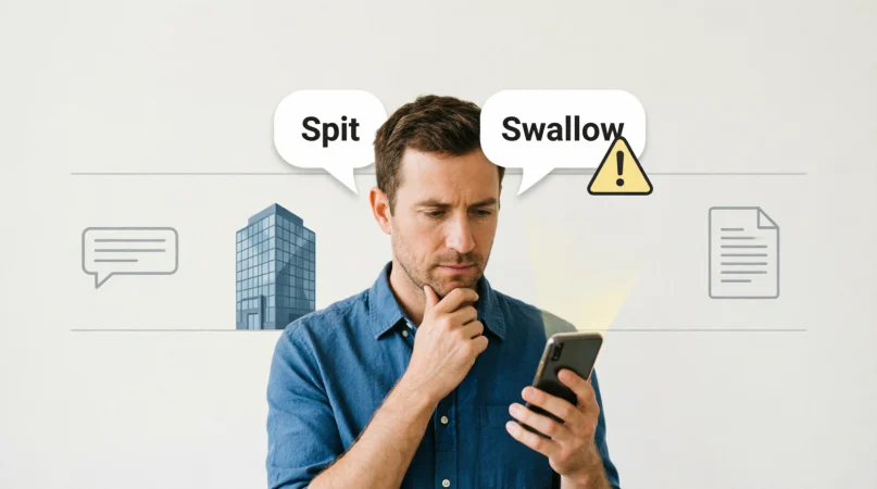 When You Should NOT Use Spit or Swallow