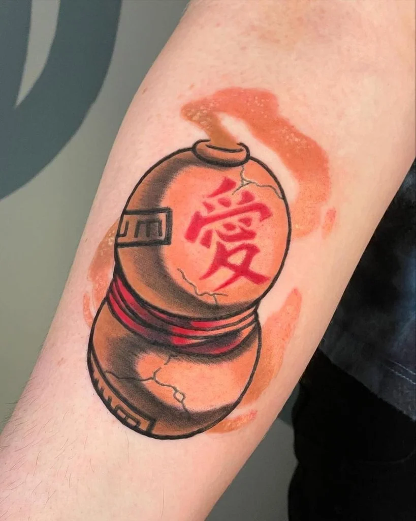 Gaara With Sand Imagery