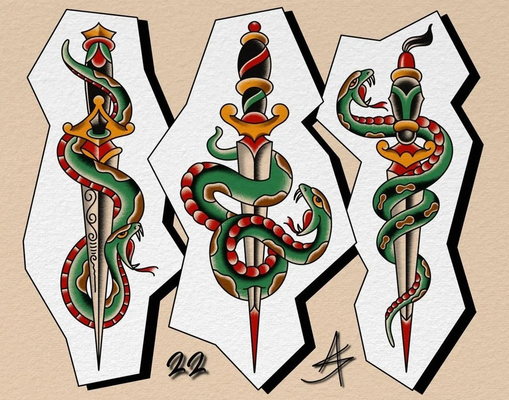 Snake and Dagger