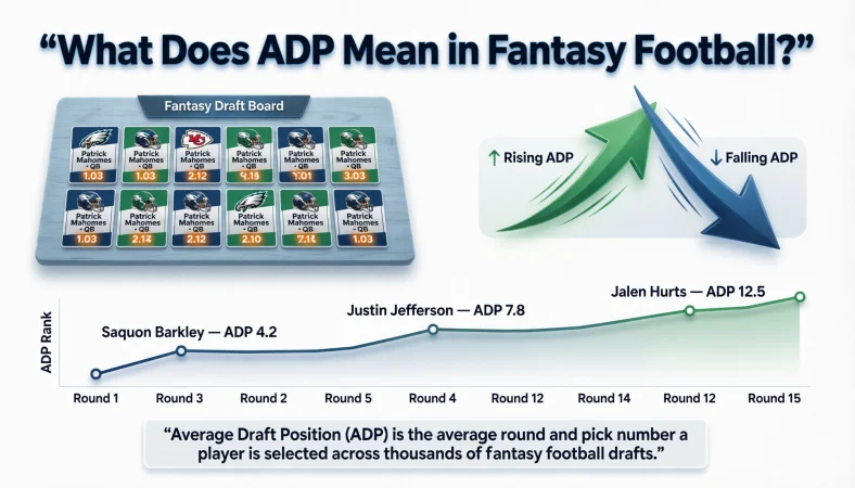 what does adp mean in fantasy football
