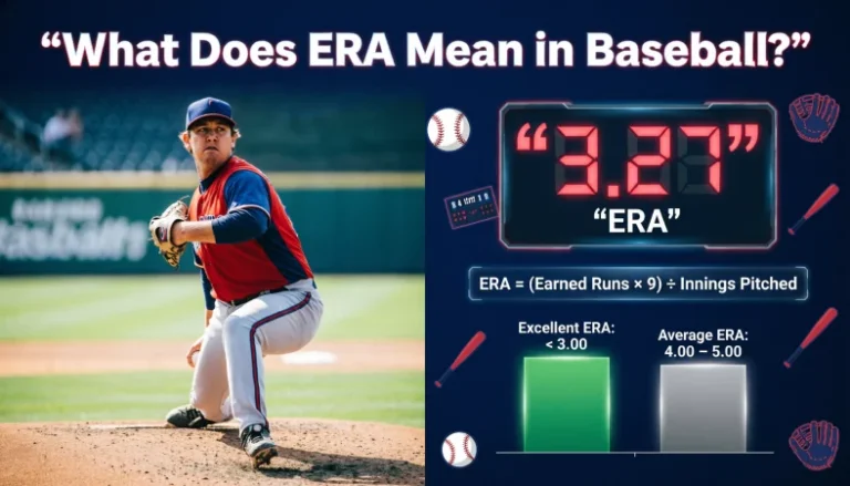 what does era mean in baseball