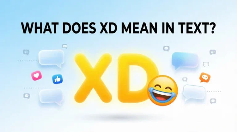 What Does XD Mean in Text