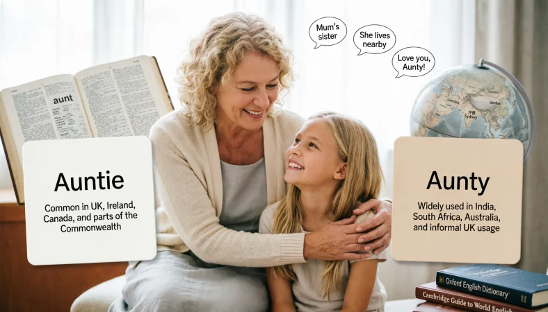 auntie or aunty