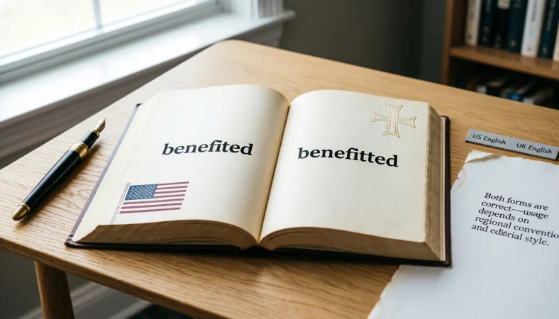 benefitted or benefited