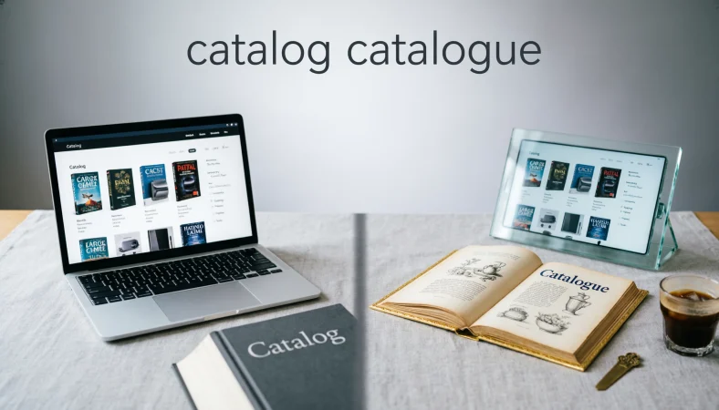 catalog or catalogue