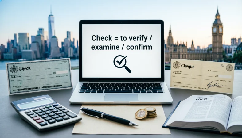 check or cheque