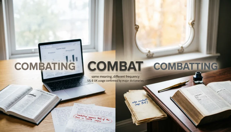 combatting or combating