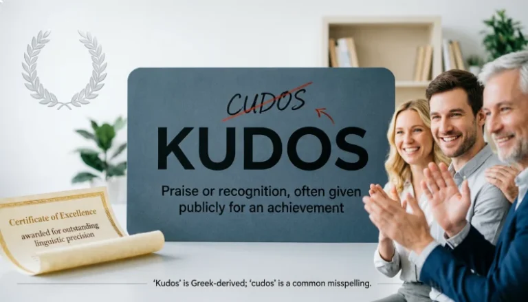 cudos or kudos