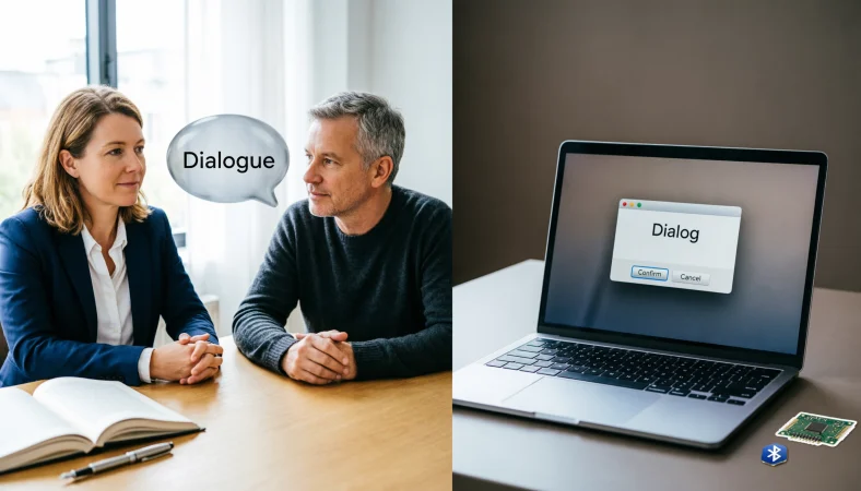 dialog or dialogue