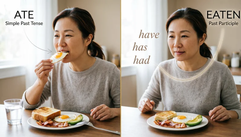 eaten or ate