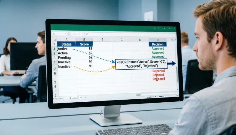 excel if or