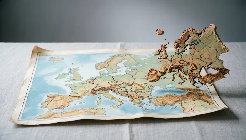 map or europe