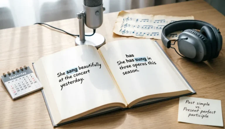 sang or sung