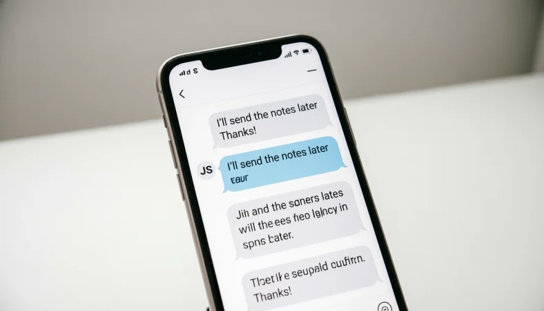 what does js mean in text