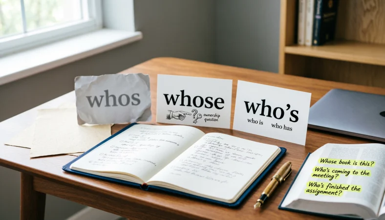 whos or whose