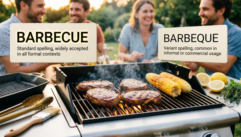 barbeque or barbecue