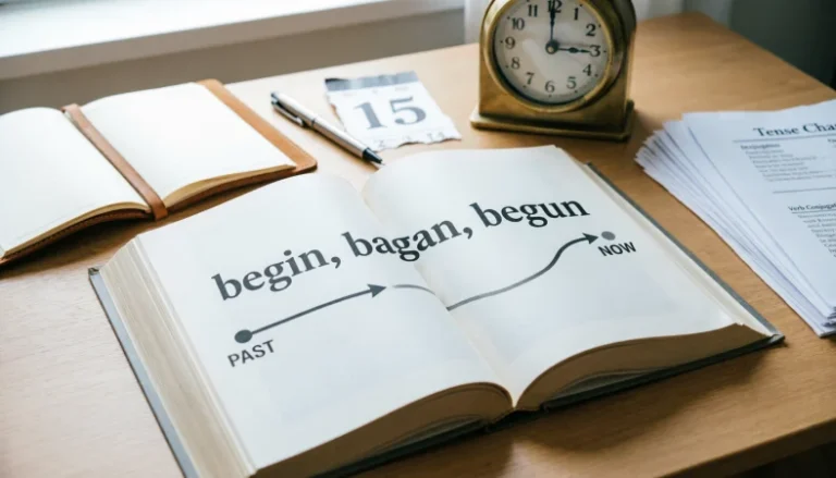 began or begun