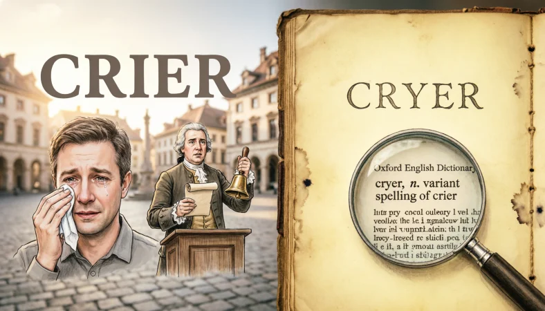 crier or cryer
