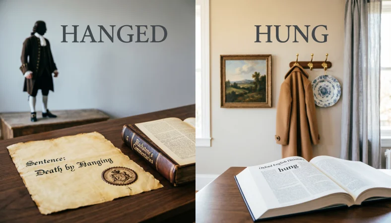 hanged or hung