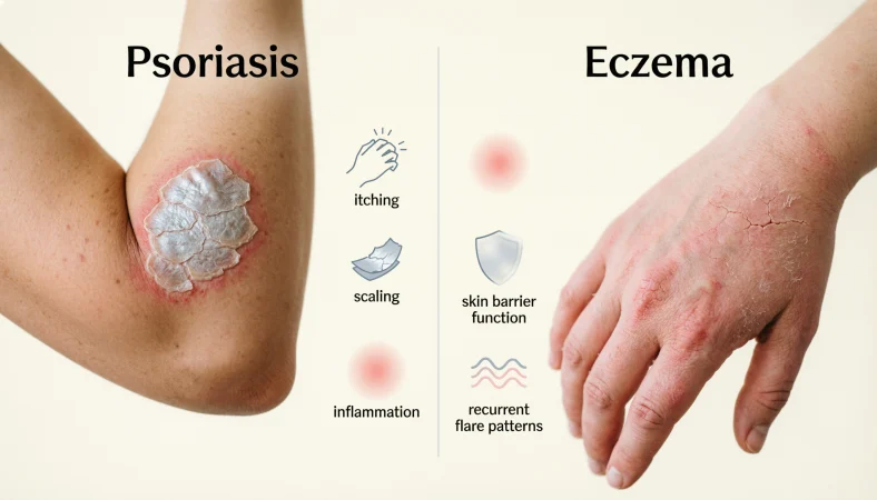 psoriasis or eczema
