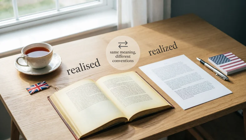 realised or realized
