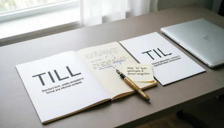 till or til