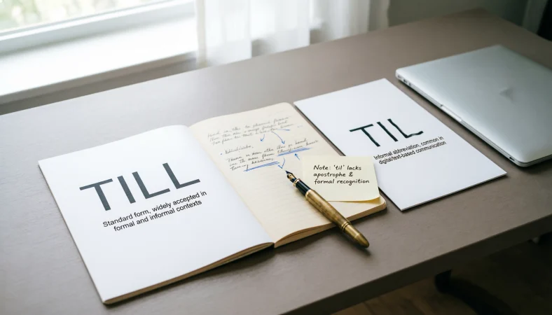 till or til