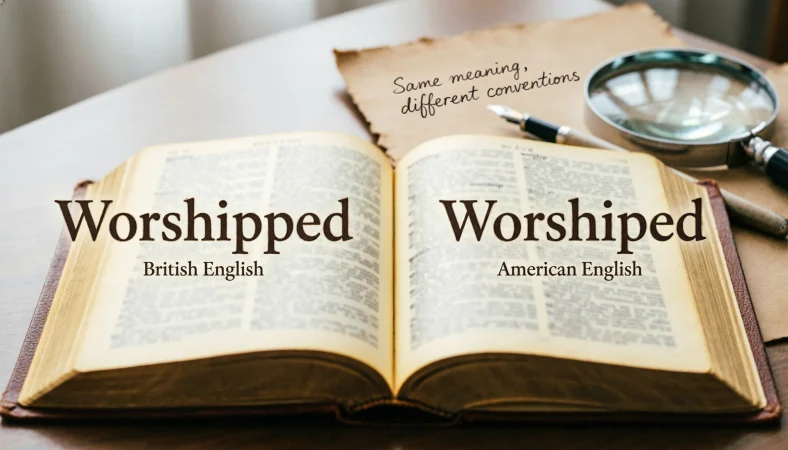 worshipped or worshiped