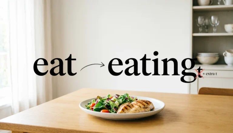 eatting or eating
