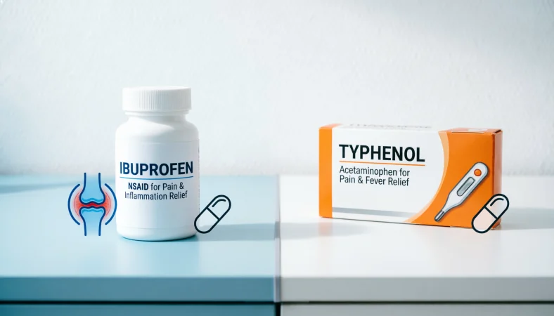 ibuprofen or tylenol