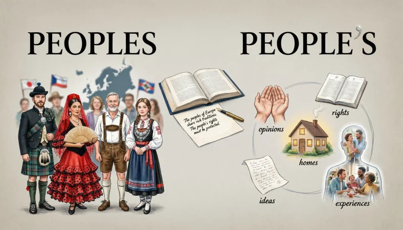 peoples or people's