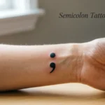 semicolon tattoo meaning