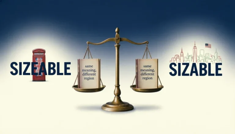 sizeable or sizable