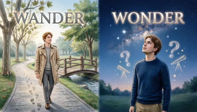 wander or wonder