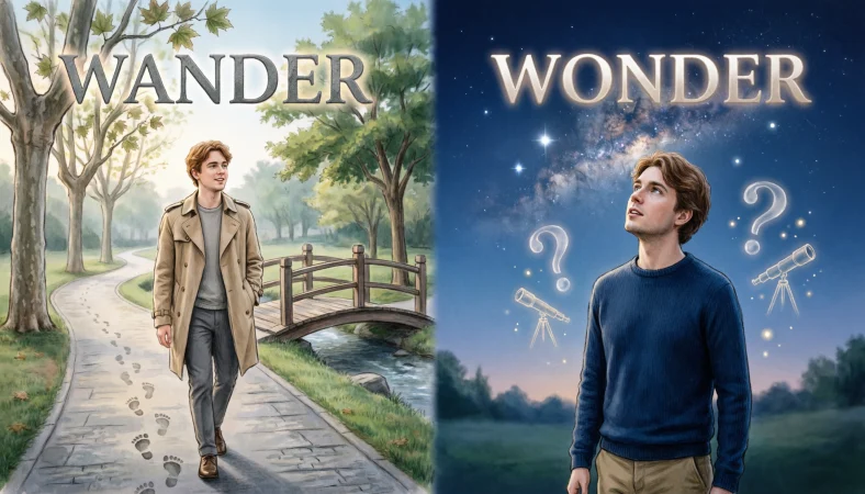 wander or wonder